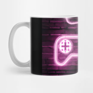 Neon Gaming Controller for Gamer Mug